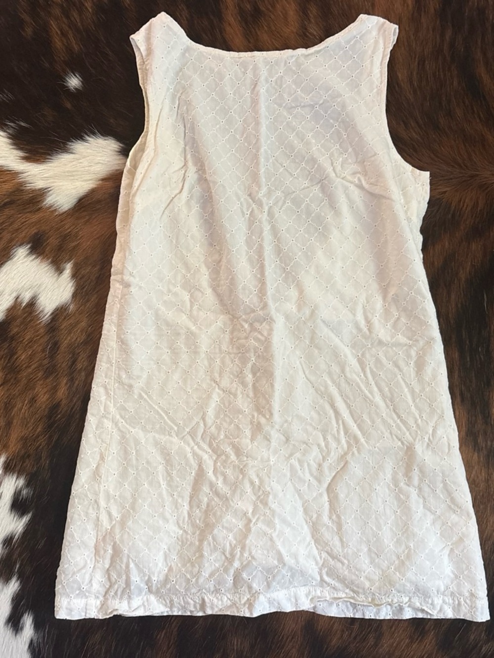 Rhythm White Eyelet Mini Dress